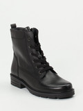 Gabor - Schnürstiefelette aus Kalbleder in schwarz