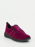 Solidus – Komfort-Sneaker aus Veloursleder Beerenpink