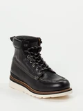 Woolrich - Boots aus Kalbleder in schwarz