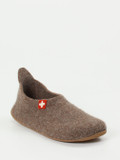 Living Kitzbühel – Filzpantoffeln aus Wolle braun