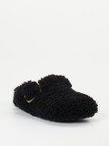 Birkenstock – Clogs aus Lammleder in Schwarz