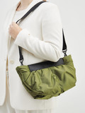 VeeCollective Berlin – Schultertasche aus Nylon Olivgrün