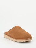 UGG – Lammfell-Pantoffeln aus Veloursleder braun