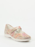 Waldläufer – Klettslipper aus geprägtem Leder multicolor