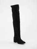 Andrea Puccini – Overknee-Stiefel aus Stretch Veloursoptik