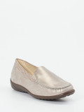 Waldläufer – Komfortslipper aus Metallicleder beige