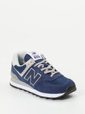New Balance – Sneaker aus Veloursleder und Mesh blau