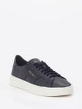 Santoni – Sneaker aus Kalbleder Dunkelblau