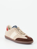 Tod's – Sneaker aus Veloursleder in Beige