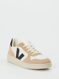 VEJA – Sneaker aus Kalbleder und Veloursleder cremeweiß