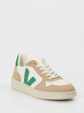 VEJA – Sneaker aus Kalbleder und Wildleder beige