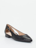 Paul Green – Slingback-Ballerinas aus Kalbleder Schwarz