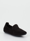 Arche – Slipper aus Nubukleder in Schwarz