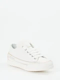 Candice Cooper – Sneaker aus Lammleder Weiß