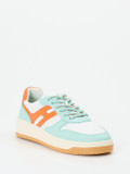 Hogan – Sneaker aus Kalbleder in Pastell-Türkis