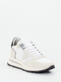 Philippe Model – Retro-Sneaker aus Veloursleder Off-White