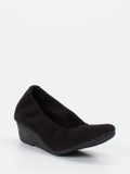 Arche – Keilpumps aus Nubukleder Schwarz