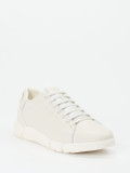 Geox – Sneaker aus Kalbleder in Offwhite