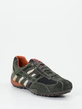 Geox - Sneaker SNAKE aus Veloursleder in grün