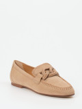 Tod's – Loafer aus Nubukleder in Beigebraun
