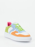 Voile Blanche – Sneaker aus Velours- und Glattleder Multicolor