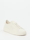 Santoni - Sneaker aus Kalbleder in weiß