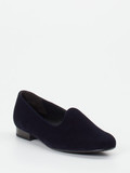 Semler – Loafer aus Veloursleder in Dunkelblau