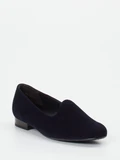 Semler - Slipper Fabia aus Veloursleder in blau