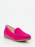 Gabor Comfort – Slipper aus Veloursleder pink