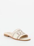 Tod's - Pantolette aus Kalbleder in weiß