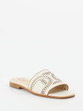 Tod's – Slides aus Kalbleder in Cremeweiß