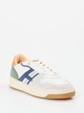 THE HOFF BRAND – Retro-Sneaker aus Leder-Mix Offwhite