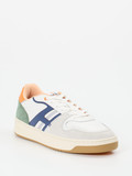 THE HOFF BRAND – Retro-Sneaker aus Leder-Mix Offwhite