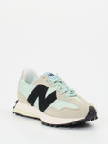 New Balance – Sneaker aus Textil und Veloursleder mint