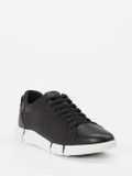 Geox – Sneaker aus Kalbleder schwarz