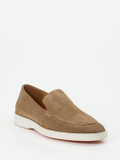 Lloyd – Loafer aus Veloursleder in Sandbeige