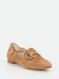 Konstantin Starke – Loafer aus Veloursleder Cognac