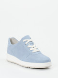 Semler – Komfort-Sneaker aus Veloursleder hellblau