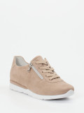 Semler – Komfort-Sneaker aus Veloursleder beige