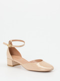 Konstantin Starke – Riemchenpumps aus Lackleder beige