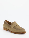 Konstantin Starke – Loafer aus Veloursleder sandbeige