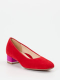 Ara – Pumps aus Veloursleder in Signalrot