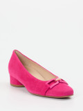 Hassia – Pumps aus Veloursleder in Fuchsia