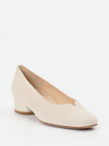 Hassia – Pumps aus Veloursleder in Beige
