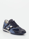 Lloyd – Sneaker aus Kalbleder und Mesh dunkelblau