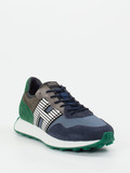 Hogan – Retro-Sneaker aus Veloursleder dunkelblau