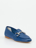 Andrea Puccini - Slipper aus Kalbleder in blau