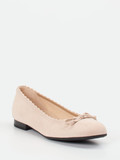 Gabor Comfort – Ballerinas aus Veloursleder Beige