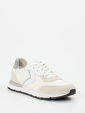 Voile Blanche – Sneaker aus Veloursleder und Textil Offwhite