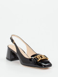 Tod's – Slingback-Pumps aus Lackleder Schwarz